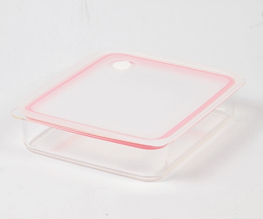 パール金属 Easy Clean 浅型密閉保存容器 L ピンク HB-2623 1個（ご注文単位1個）【直送品】