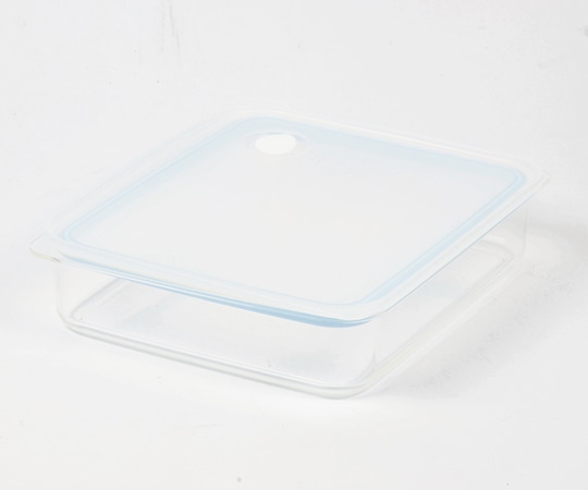 パール金属 Easy Clean 浅型密閉保存容器 L ブルー HB-2629 1個（ご注文単位1個）【直送品】