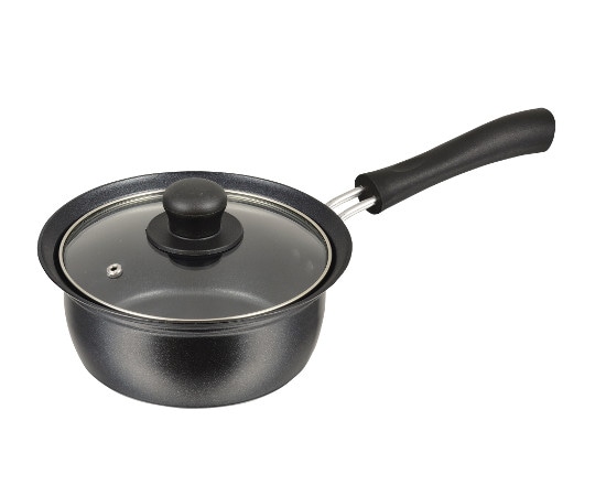 パール金属 バブシャッター ふっ素加工IH対応ガラス蓋付片手鍋 16cm HB-2871 1個（ご注文単位1個）【直送品】