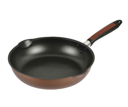 パール金属 軽わざパン ふっ素加工IH対応両口深型フライパン 28cm HB-3034 1枚（ご注文単位1枚）【直送品】