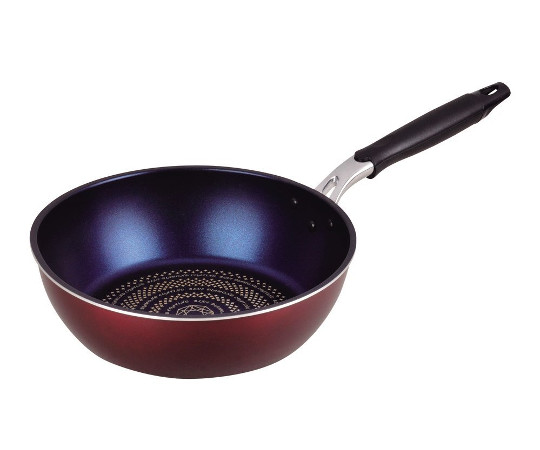 パール金属 ライズ ブルーダイヤモンドコートIH対応深型フライパン 24cm HB-320 1枚（ご注文単位1枚）【直送品】