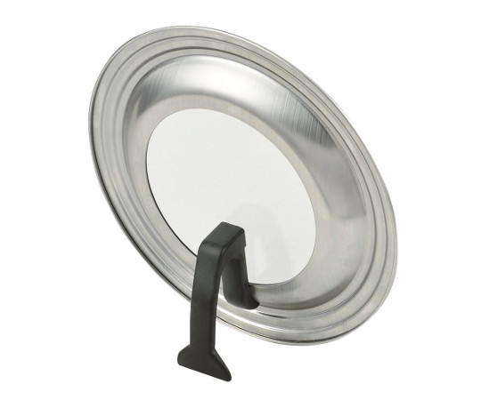 パール金属 サティーナ ステンレス製窓付スタンドパンカバー 24~26cm用 HB-3390 1枚（ご注文単位1枚）【直送品】