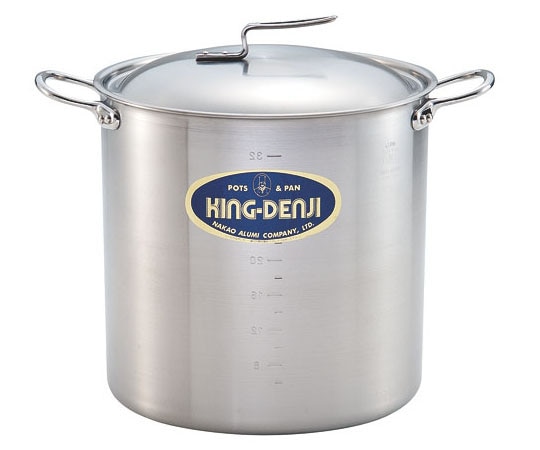 中尾アルミ製作所 ニューキングデンジ 寸胴鍋 36cm(36.0L)  1個（ご注文単位1個）【直送品】