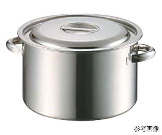 赤川器物製作所 AG 18-8半寸胴鍋 30cm(13.0L)  1個（ご注文単位1個）【直送品】