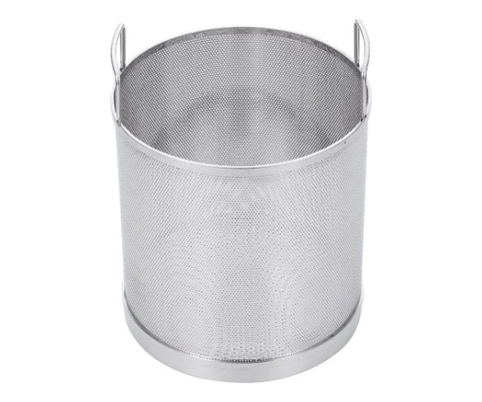 三宝産業（YUKIWA） UK18-8パンチング スパゲッティーカゴ φ275*H290cm  1個（ご注文単位1個）【直送品】