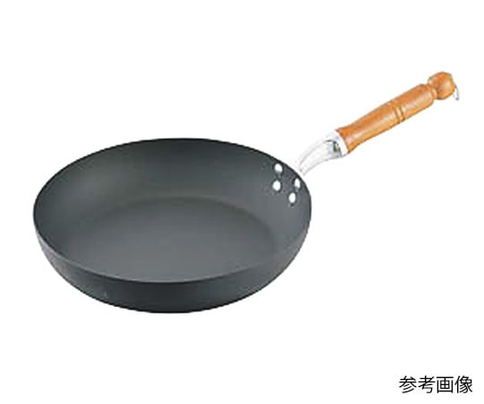 中尾アルミ製作所 鉄木柄フライパン 33cm  1個（ご注文単位1個）【直送品】
