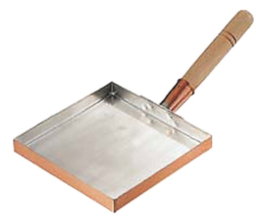 丸新銅器 銅玉子焼 関東型(うす焼用)21cm  1個（ご注文単位1個）【直送品】