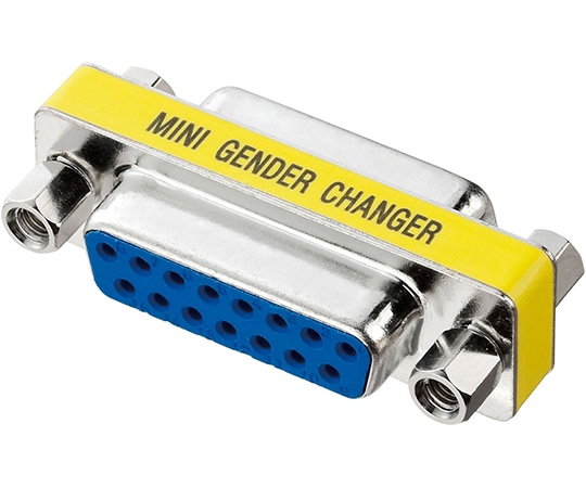 サンワサプライ ジェンダーチェンジャー D-sub15pinメスメス AD15S-FFK 1個(ご注文単位1個)【直送品】