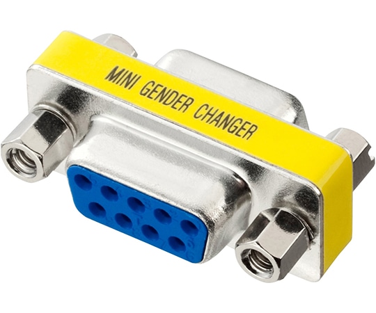 サンワサプライ ジェンダーチェンジャー D-sub9pinコネクタメスメス AD9S-FFK 1個(ご注文単位1個)【直送品】