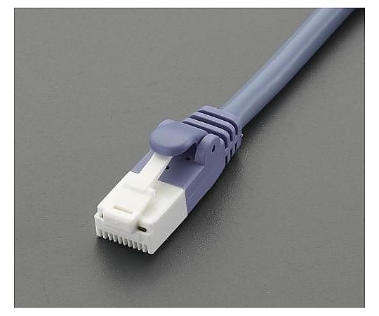 エスコ 2 m クロスLANケーブル(CAT5e準拠) EA764BF-2A 1個(ご注文単位1個)【直送品】