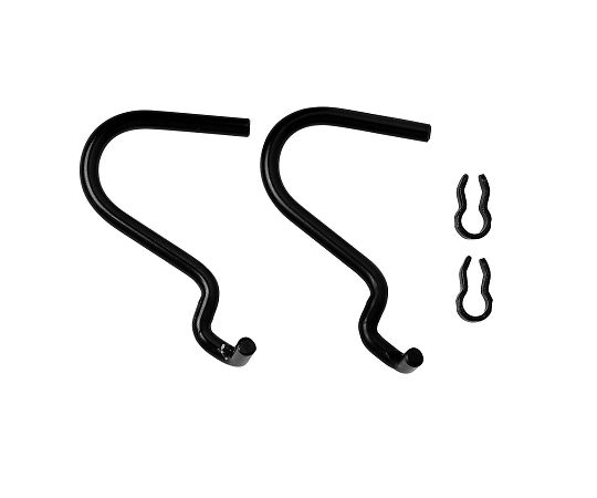 和気産業 穴あきボード用 黒フック U型 2セット入 ANB-805 1セット(ご注文単位1セット)【直送品】