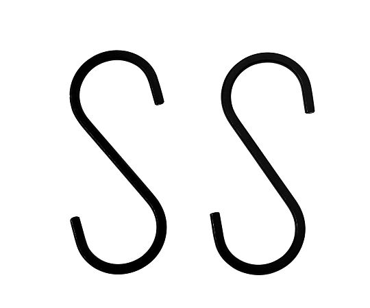 和気産業 穴あきボード用 黒Sカン 大 2セット入 ANB-809 1セット(ご注文単位1セット)【直送品】