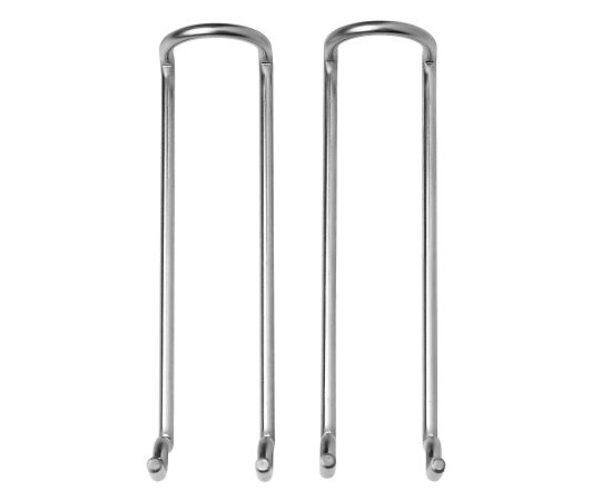 和気産業 穴あきボード用 ボードフックダブル 90mm 2セット入 ANB-015 1セット(ご注文単位1セット)【直送品】