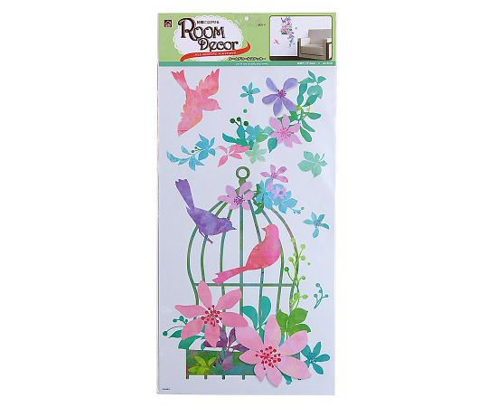 S&Cコーポレーション ルームデコステッカー 鳥かご PLK109 1枚(ご注文単位1枚)【直送品】