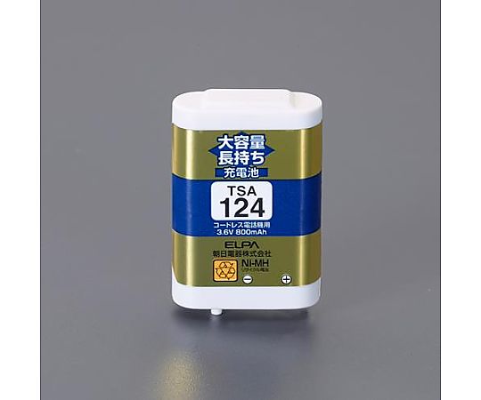 エスコ 電話機用充電池(パナソニック・NTT用) EA864BD-340 1個(ご注文単位1個)【直送品】