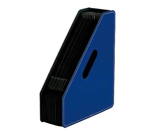 エスコ 20-330x260x325mm ファイルスタンド(伸縮式/ブルー) EA954TD-141 1個(ご注文単位1個)【直送品】