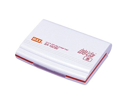 エスコ 84x66x17mm [赤]瞬乾スタンプ台 EA762AE-42 1個(ご注文単位1個)【直送品】