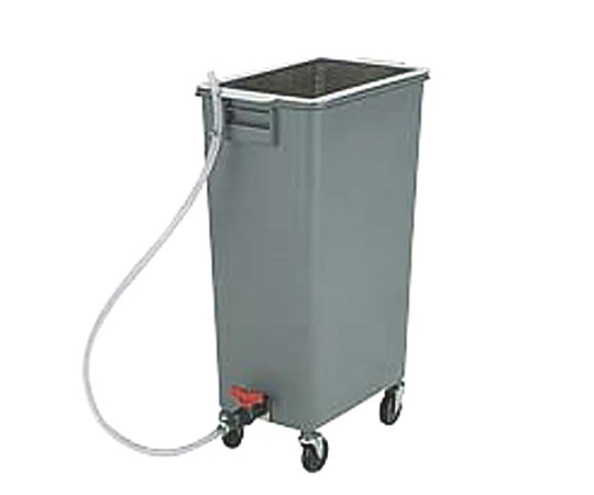 本間冬治工業 BK 角ペール45型(キャスター付) 水切カゴ・ホースセット 345044 1組（ご注文単位1組）【直送品】