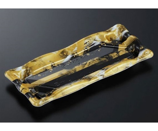 中央化学 寿司容器 かわら 5-1 金城BK 身 1000枚 281956 1ケース(ご注文単位1ケース)【直送品】