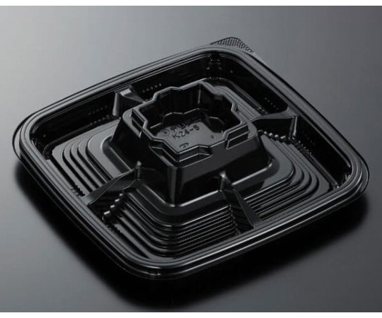 中央化学 オードブル容器 HSデリデコ K24-5 黒-BK 身 360枚 368084 1ケース(ご注文単位1ケース)【直送品】