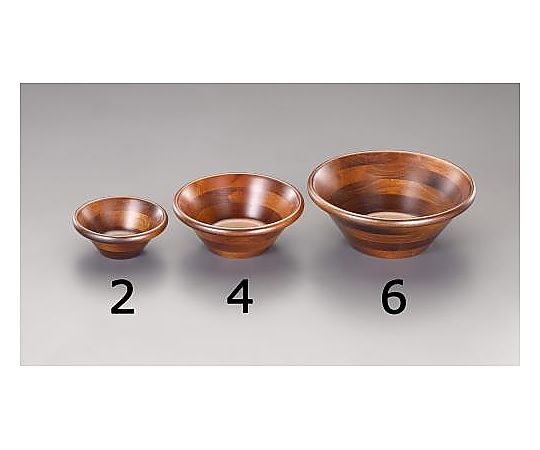 エスコ φ210x80mm ボウル(木製) EA912MF-4 1個(ご注文単位1個)【直送品】