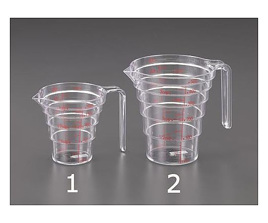 エスコ 500ml  計量カップ(電子レンジ対応) EA912NW-2 1個(ご注文単位1個)【直送品】