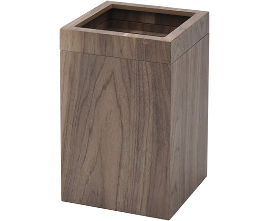 山善(YAMAZEN) ごみ袋が見えない おしゃれダストボックス 正方形 ブラウン TDB-22(BR) 1個(ご注文単位1個)【直送品】