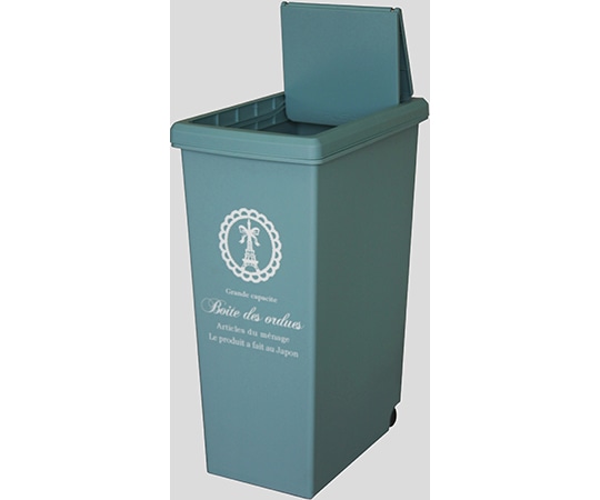 平和工業 ゴミ箱 スライドペール 30L ブルー(つやなし)  1個(ご注文単位1個)【直送品】