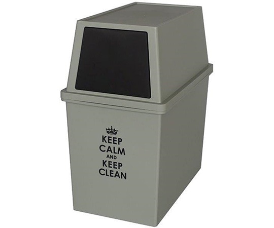 平和工業 積み重ね ゴミ箱 30L スリム ブラック  1組(ご注文単位1組)【直送品】