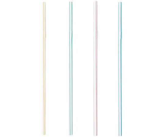 きんだい ストライプストロー 4色アソート 裸 500本入 GS45 1箱(ご注文単位1箱)【直送品】