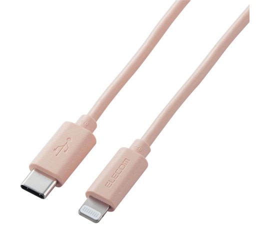 エレコム USB C-Lightningケーブル 1.0m オレンジ U2C-APCL10DR 1本(ご注文単位1本)【直送品】