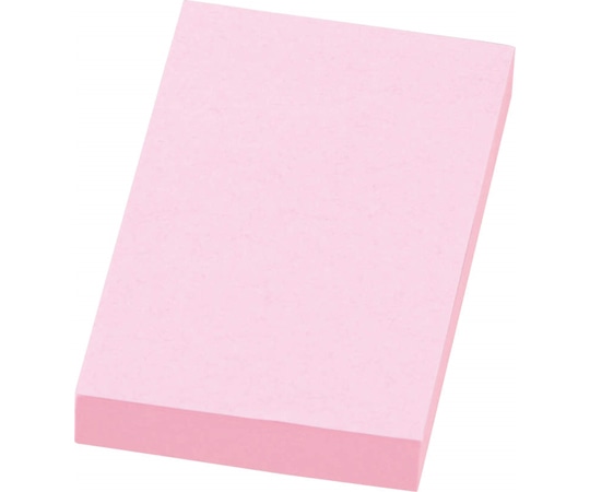 ライオン事務器 貼ってはがせるメモ ふせん〈リペタ〉 ピンク RL-15 1冊(ご注文単位1冊)【直送品】