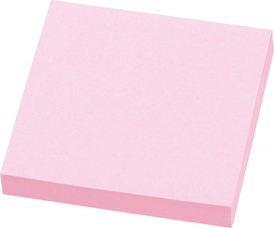 ライオン事務器 貼ってはがせるメモ ふせん〈リペタ〉 ピンク RL-17 1冊(ご注文単位1冊)【直送品】