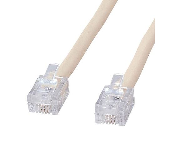 アズワン 3m モジュラーコード(6極2芯) EA764C-3 1個(ご注文単位1個)【直送品】