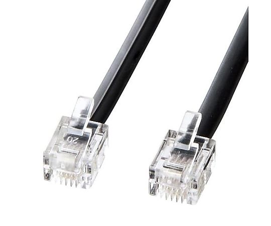 アズワン 30m モジュラーコード(6極4芯/ブラック) EA764CA-78 1個(ご注文単位1個)【直送品】