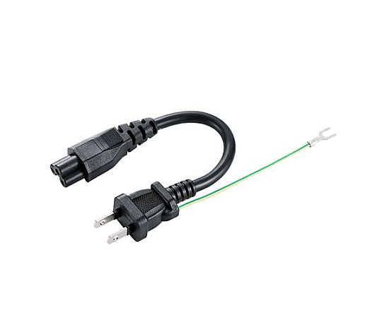 アズワン AC125V/7A ノートPC用電源コード(3P/0.2m) EA764CD-27 1個(ご注文単位1個)【直送品】