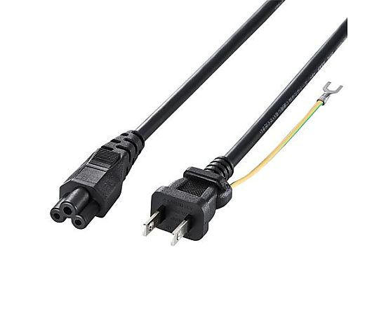 アズワン AC125V/7A ノートPC用電源コード(3P/1.0m) EA764CD-28 1個(ご注文単位1個)【直送品】