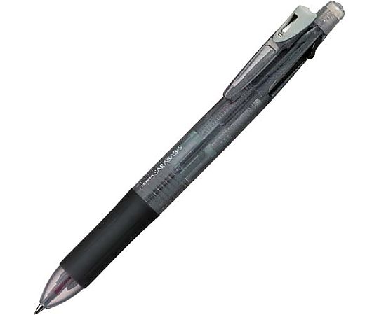 ゼブラ 多色ボールペン サラサ3+S 0.5mm 黒軸 SJ3-BK 1本(ご注文単位1本)【直送品】