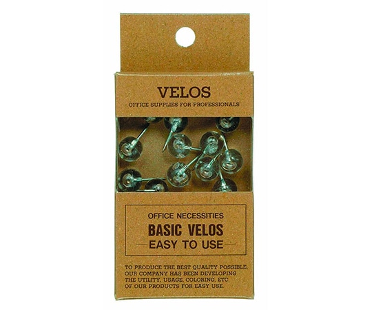 ベロス マップ画鋲 透明 15本 DF-118C 1個(ご注文単位1個)【直送品】