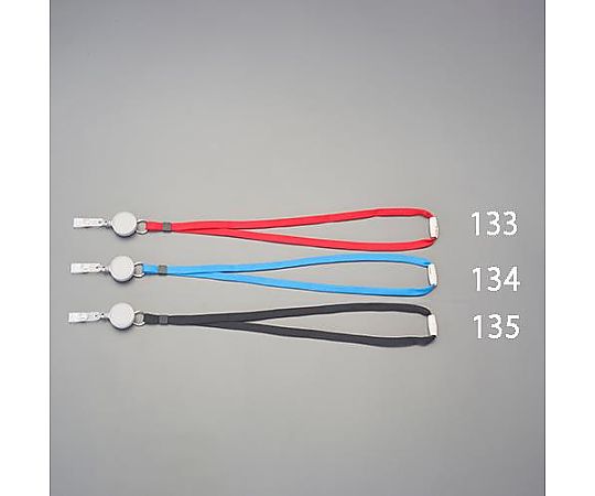 アズワン 80cm リール付名札用ストラップ(赤) EA956VA-133 1個(ご注文単位1個)【直送品】