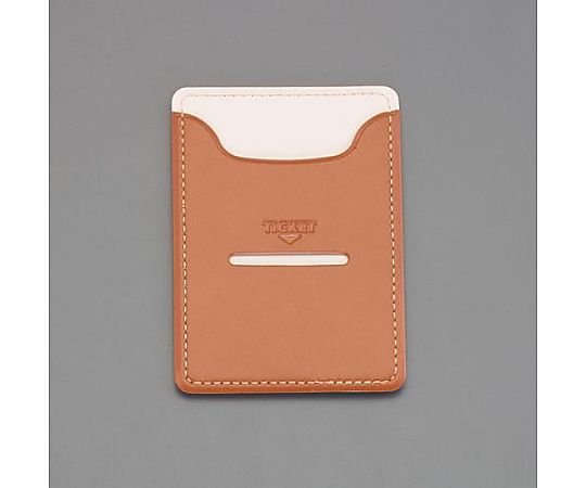 アズワン 100x59x3mm 改札エラー防止カードケース(ブラウン) EA956VA-216 1個(ご注文単位1個)【直送品】