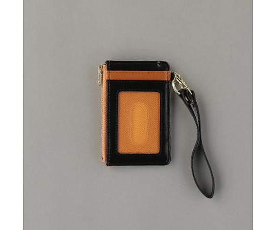 アズワン カードホルダー(ストラップ付/オレンジ) EA956VA-616 1個(ご注文単位1個)【直送品】