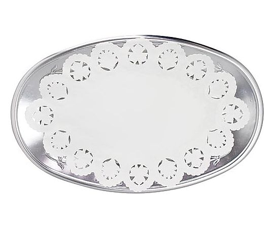 アートナップ パーティープレート シルバー 大 2枚入 PA-08 1パック(ご注文単位1パック)【直送品】