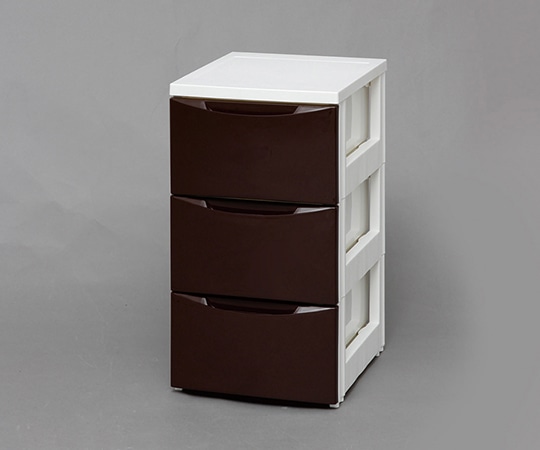 アイリスオーヤマ スリムチェスト ホワイト/ブラウン 324×410×615mm COD-323 1個（ご注文単位1個）【直送品】