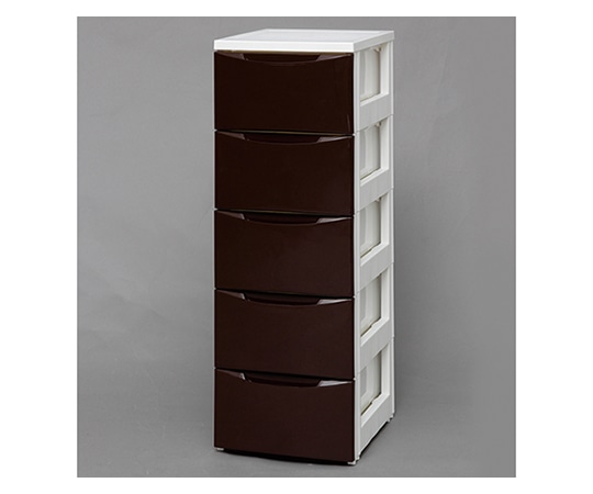 アイリスオーヤマ スリムチェスト ホワイト/ブラウン 324×410×995mm COD-325 1個（ご注文単位1個）【直送品】