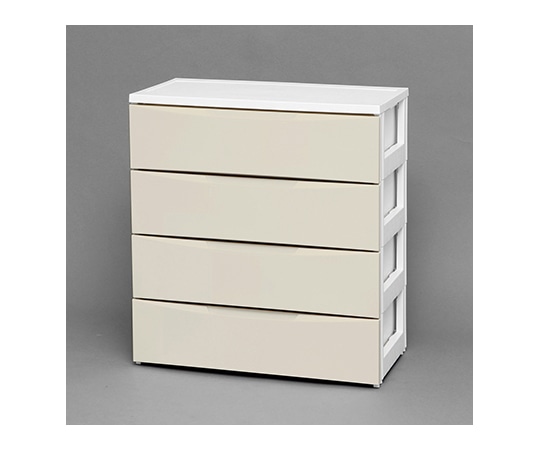 アイリスオーヤマ ワイドチェスト ホワイト/アイボリー 720×410×805mm COD-724 1個（ご注文単位1個）【直送品】