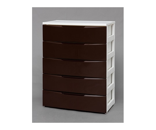 アイリスオーヤマ ワイドチェスト ホワイト/ブラウン 720×410×995mm COD-725 1個（ご注文単位1個）【直送品】