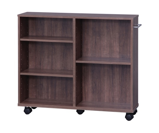 アイリスオーヤマ 収納カート ブラウン 750×200×650mm SYR-7520 1個（ご注文単位1個）【直送品】