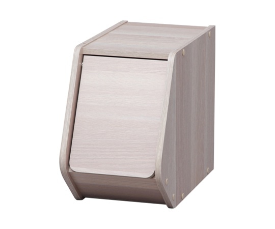 アイリスオーヤマ スタックボックス 扉付き ナチュラル 200×388×305mm STB-200D 1個（ご注文単位1個）【直送品】