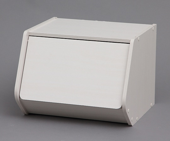 アイリスオーヤマ スタックボックス 扉付き オフホワイト 400×388×305mm STB-400D 1個（ご注文単位1個）【直送品】